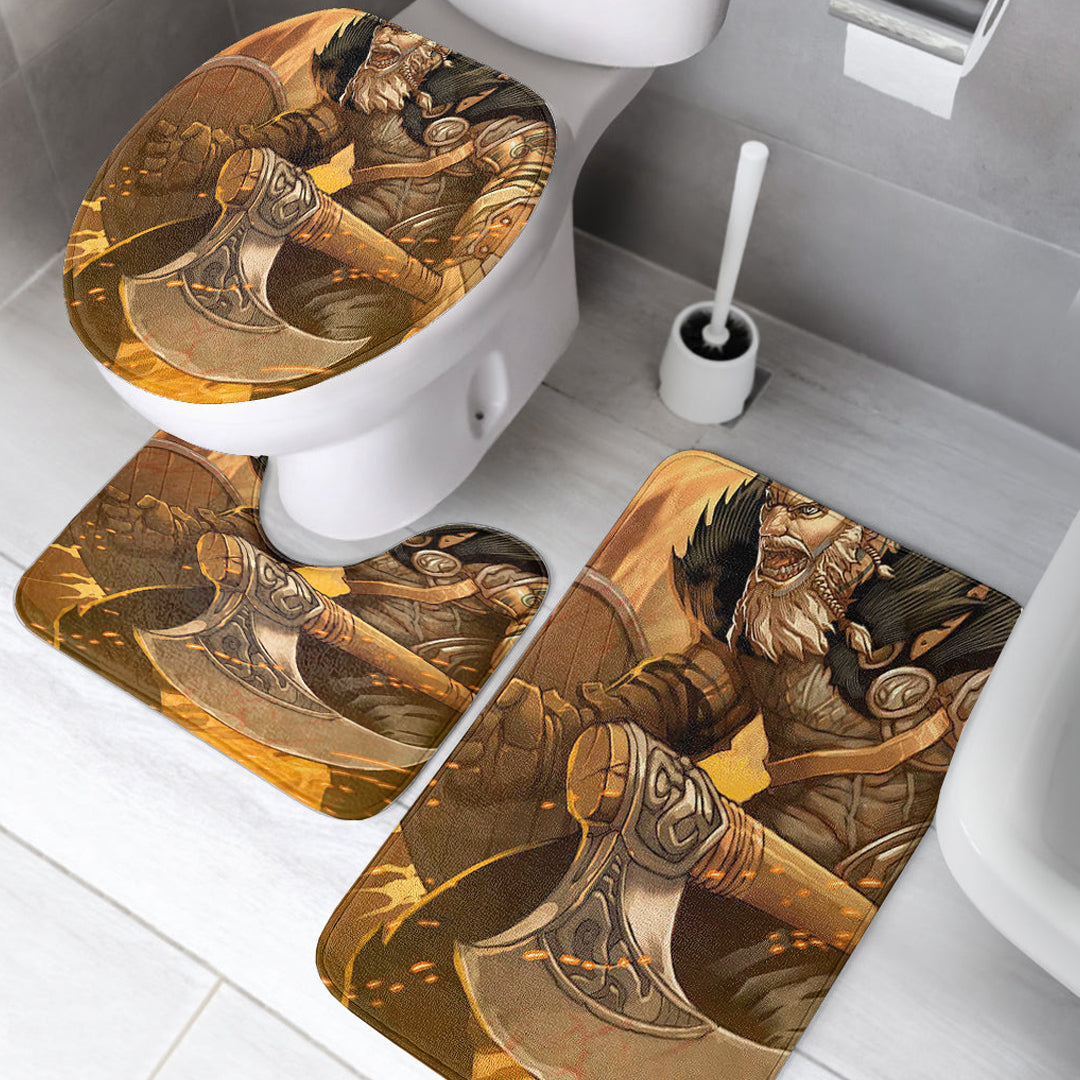 VikingStyle Bathroom Set Viking Ragnar Lothbrok Bathroom Set A35